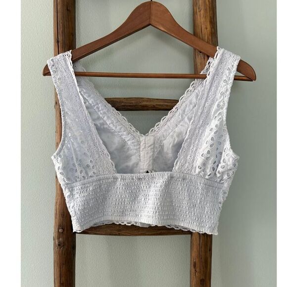 American Eagle Blue Cropped top, Size S - Picture 2 of 4